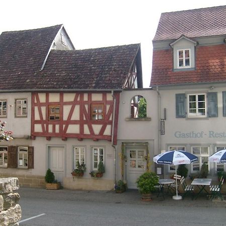 Gasthof Blauer Bock 施韦比施哈尔 外观 照片