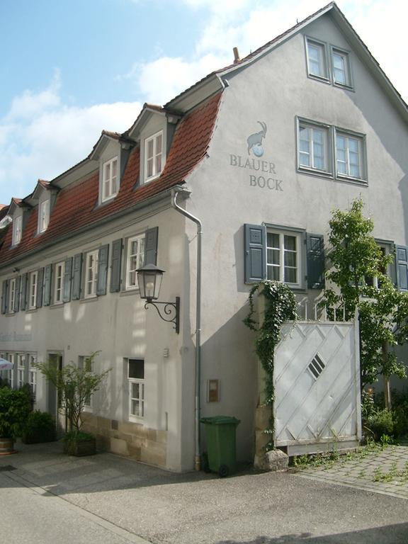 Gasthof Blauer Bock 施韦比施哈尔 外观 照片